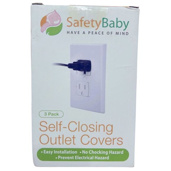 Safety Baby Self-Closing Outlet Covers - Picture 1 of 2